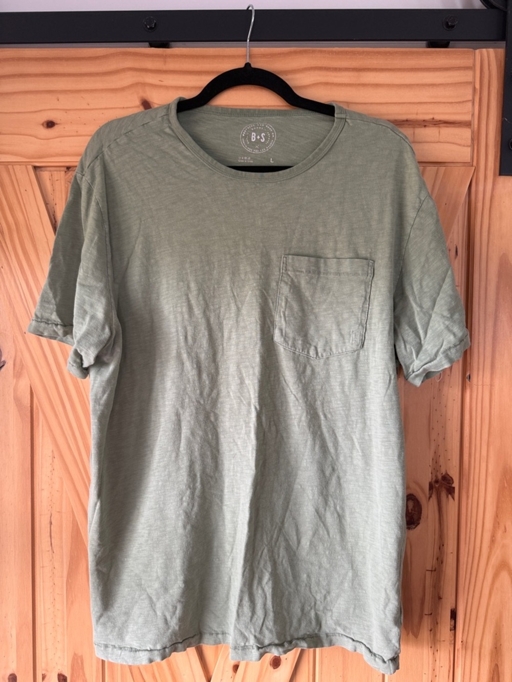 Classic Pocket Tee in Sage Green by